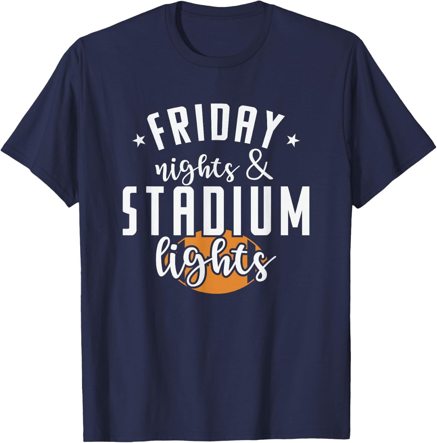 Friday Nights and Stadium Lights America T-Shirt - T-Shirt | Navy