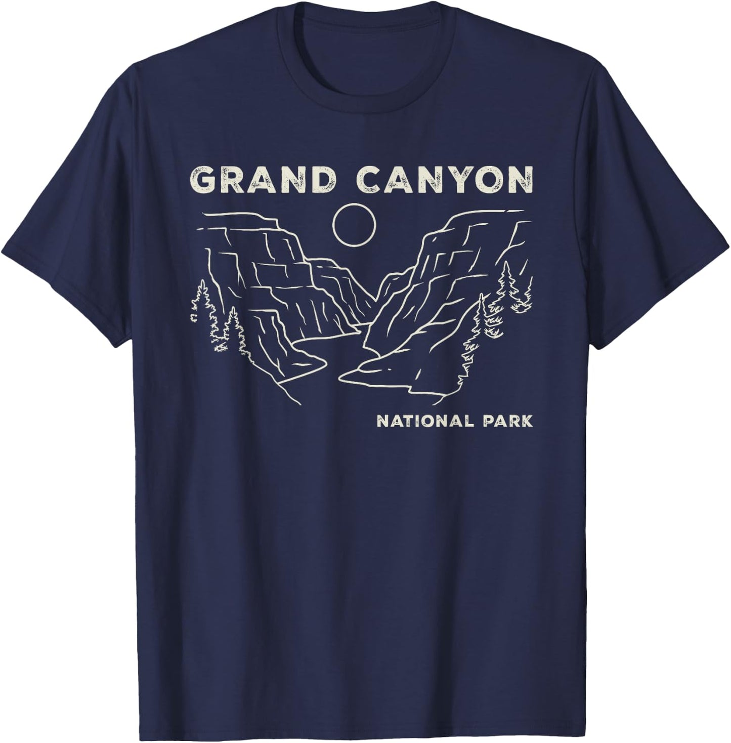 Grand Canyon T Shirt Grand Canyon Souvenirs National Park T-Shirt - T-Shirt | Navy