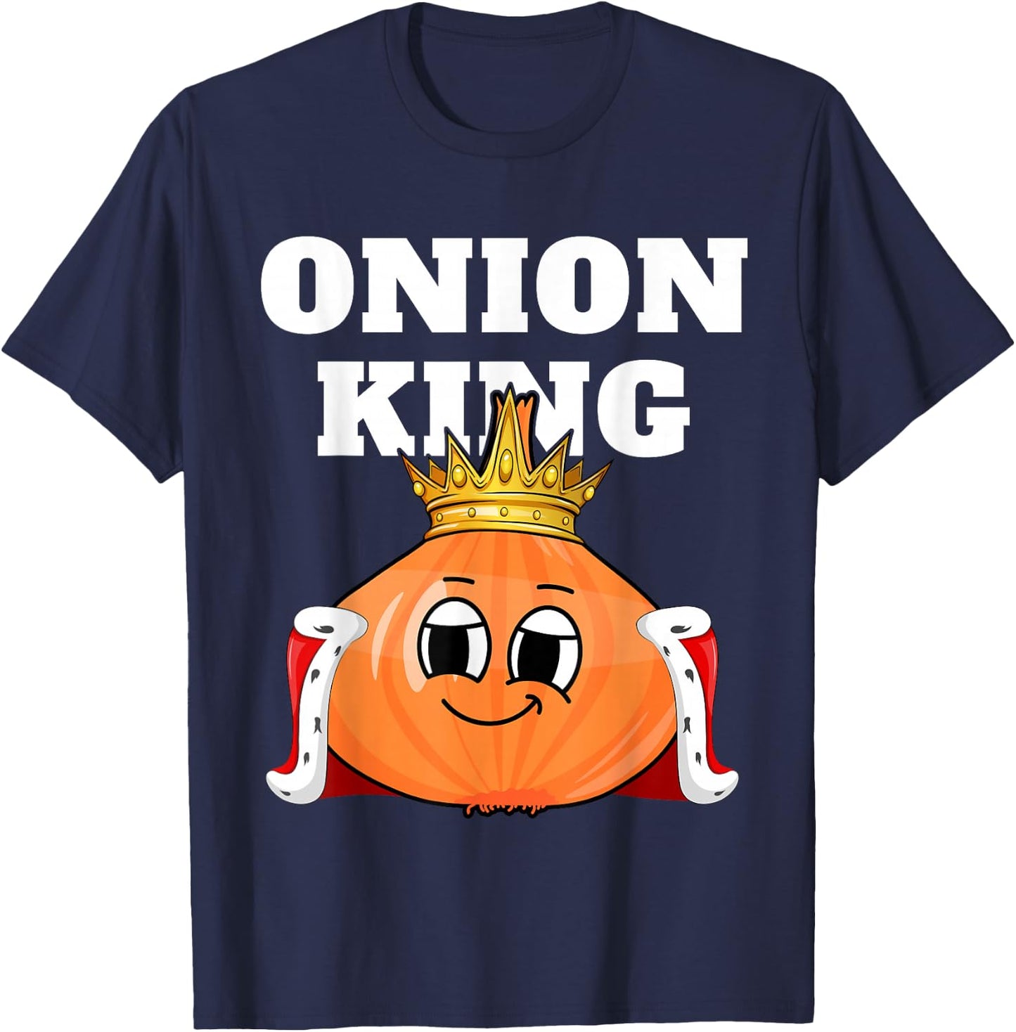 Onion King | Onion | Boys Onion T-Shirt - T-Shirt | Navy