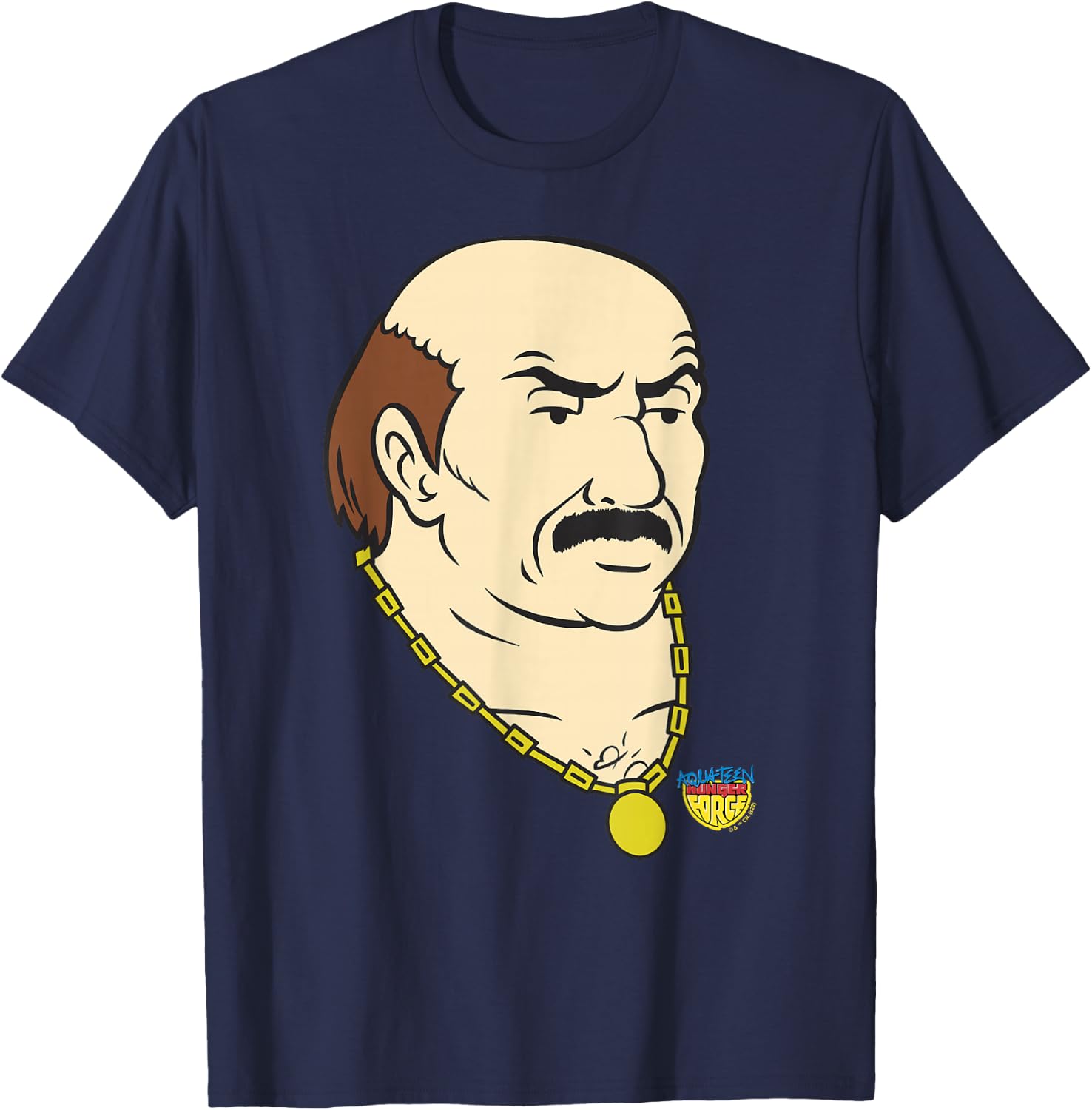 Aqua Teen Hunger Force Carl Big Face T-Shirt - T-Shirt | Navy
