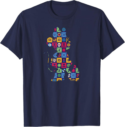Disney Minnie Mouse Pose Día de los Muertos Day of the Dead T-Shirt - T-Shirt | Navy