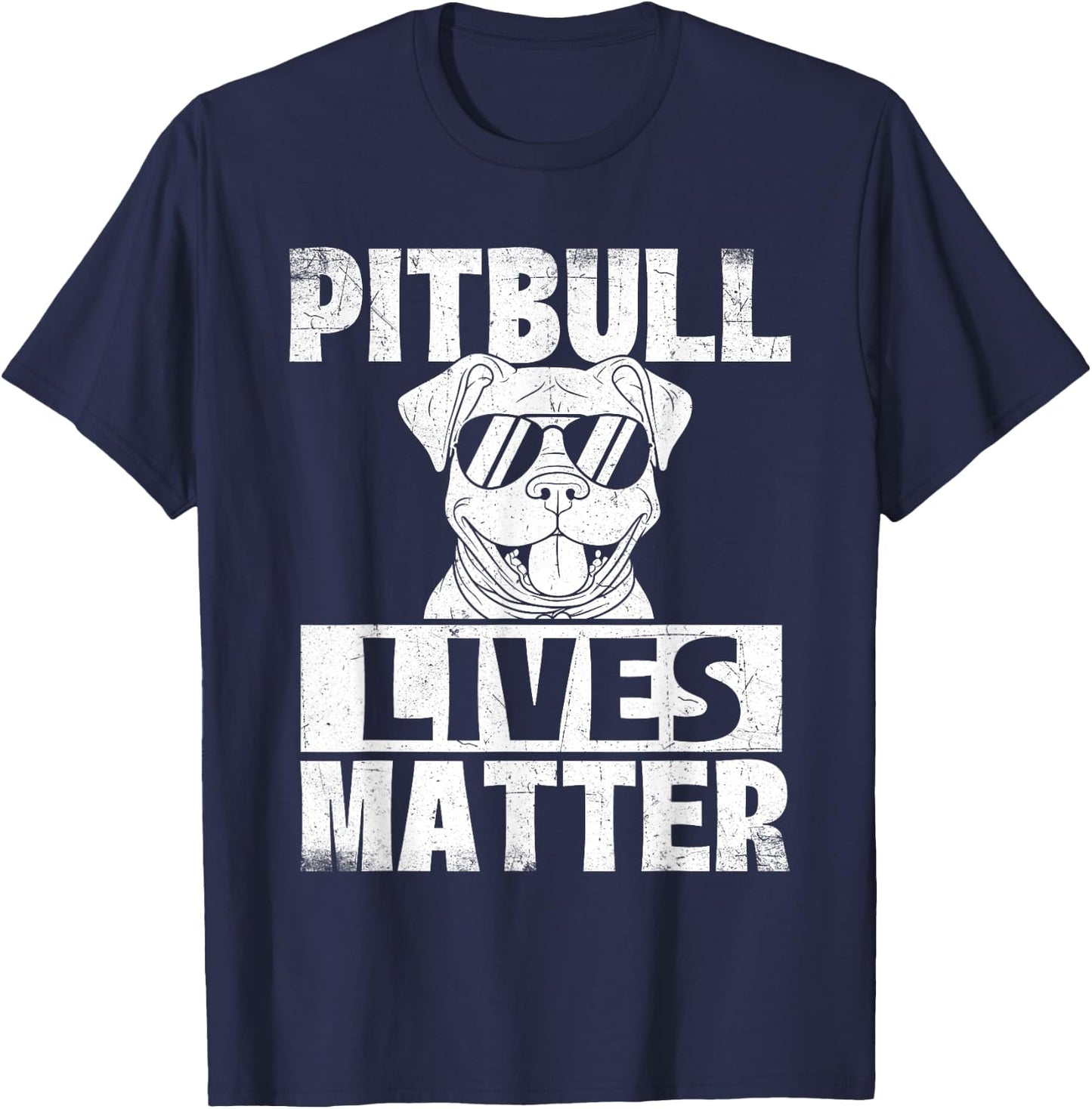 Pitbull Lives Matter - Pittie Lover Dog Lover Pet Owner Women Kids T-Shirt - T-Shirt | Navy
