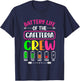 Battery Life of the Cafeteria Crew - Cafeteria School T-Shirt - T-Shirt | Navy