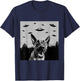 Alien UFO Funny Belgian Malinois Dog Lover Men Women Kids T-Shirt - T-Shirt | Navy