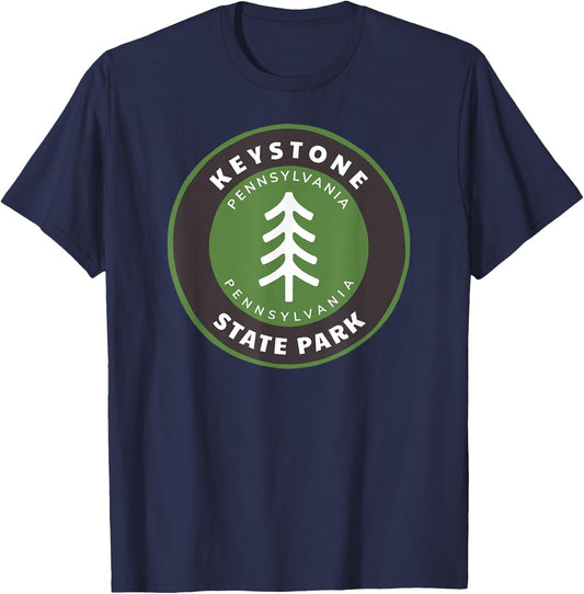 Keystone State Park Pennsylvania PA Vacation Souvenir T-Shirt - T-Shirt | Navy