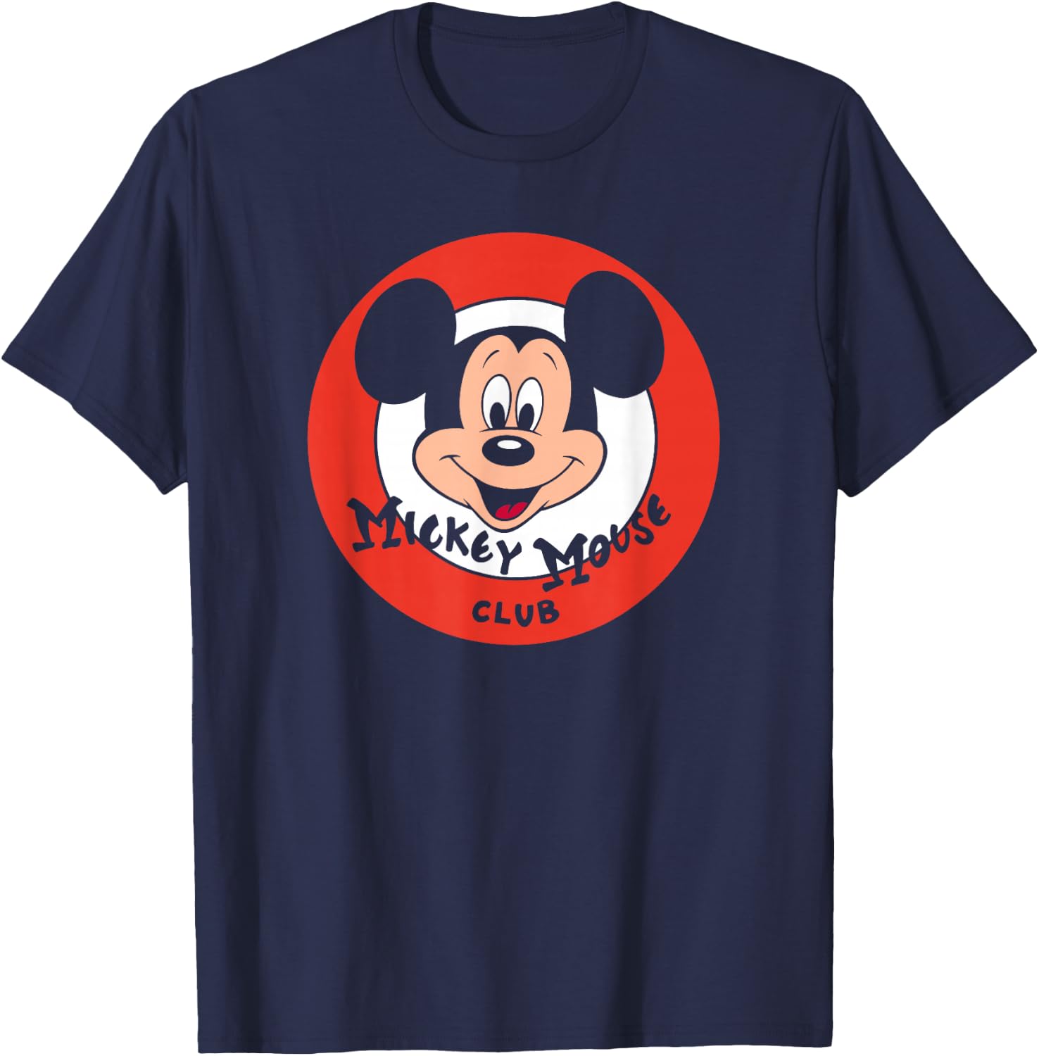 Disney Mickey and Friends Retro Classic Mickey Mouse Club T-Shirt - T-Shirt | Navy