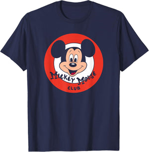 Disney Mickey and Friends Retro Classic Mickey Mouse Club T-Shirt - T-Shirt | Navy