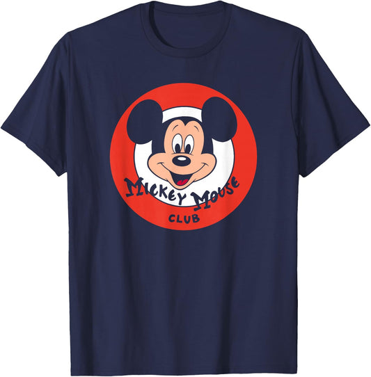 Disney Mickey and Friends Retro Classic Mickey Mouse Club T-Shirt - T-Shirt | Navy