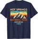 Hot Springs Est. 1921 Retro Arkansas National Park T-Shirt - T-Shirt | Navy