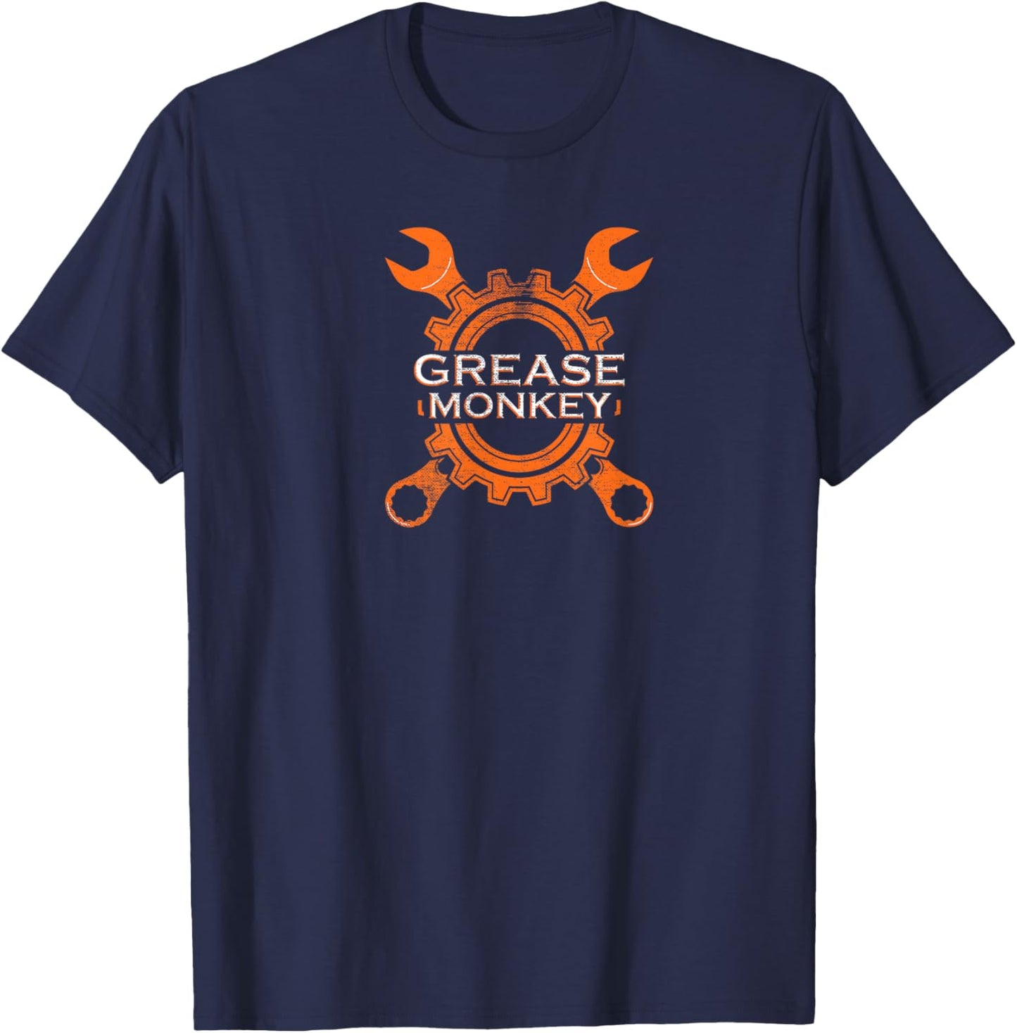 Car Racing Mechanic Grease Monkey Novelty Gift T- Shirt T-Shirt - T-Shirt | Navy