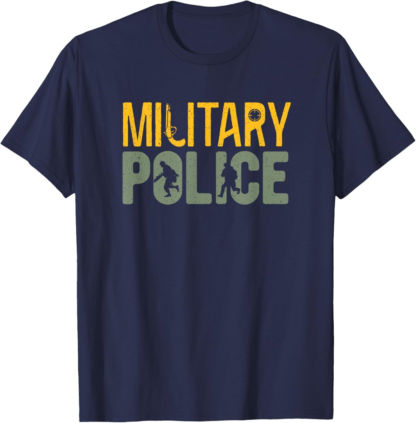 Military Police Law Enforcement Military Veteran Support T-Shirt - T-Shirt | Navy