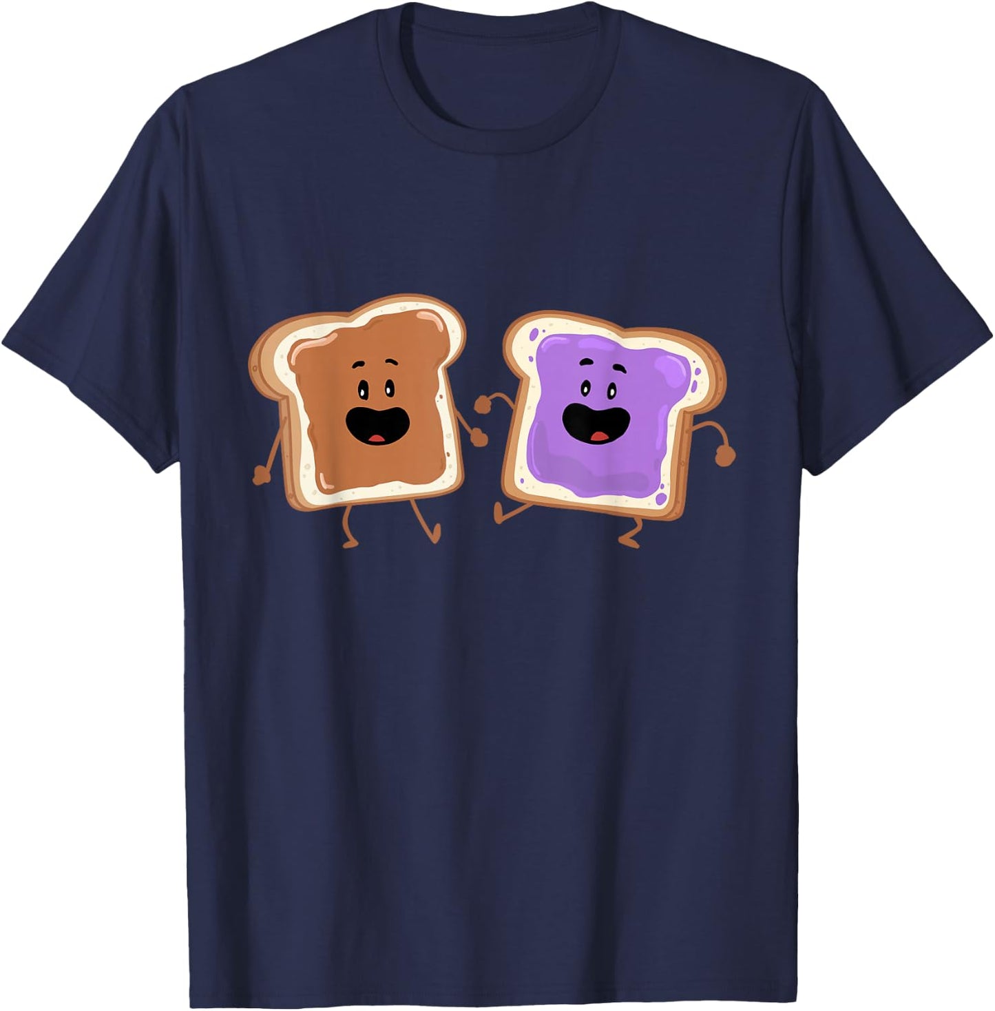 Peanut Butter and Jelly T-Shirt - T-Shirt | Navy