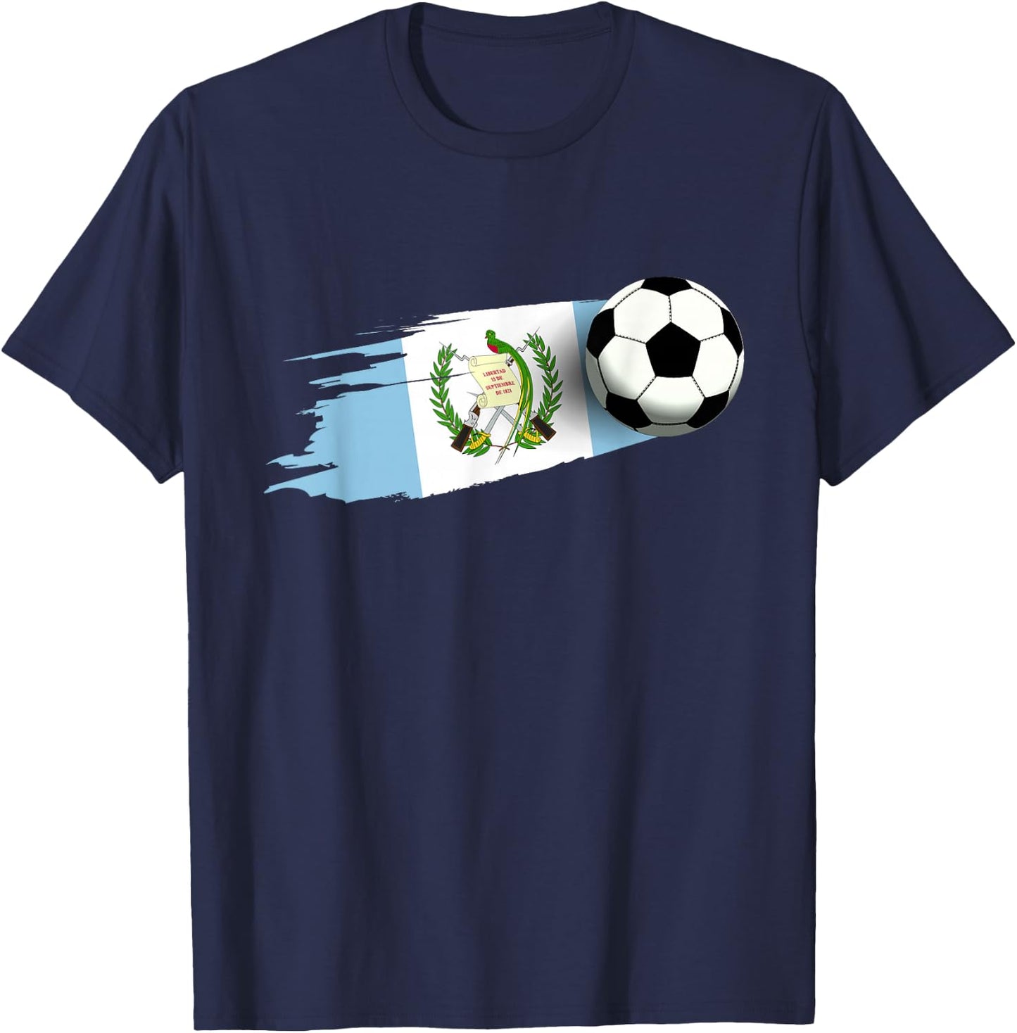 Guatemala Flag Jersey Guatemalan Soccer Team Guatemalan T-Shirt - T-Shirt | Navy
