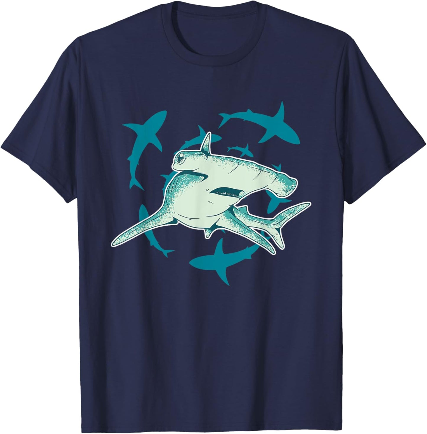 Hammerhead Shark T-Shirt - T-Shirt | Navy