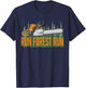 Run Forest Lumberjack Chainsaw & Logger Woodsman T-Shirt - T-Shirt | Navy