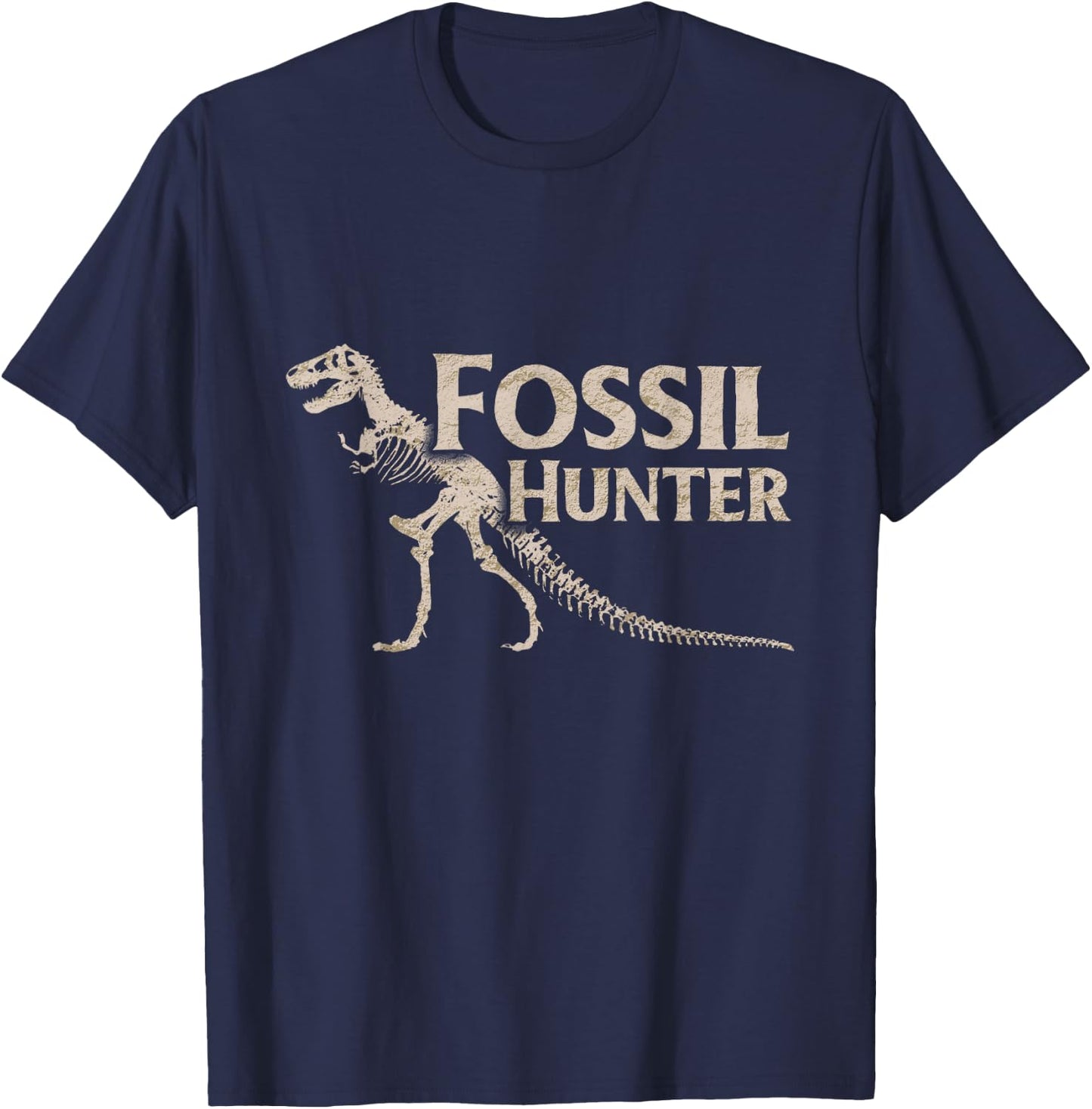 Fossil Hunter Dinosaur T-Shirt - T-Shirt | Navy