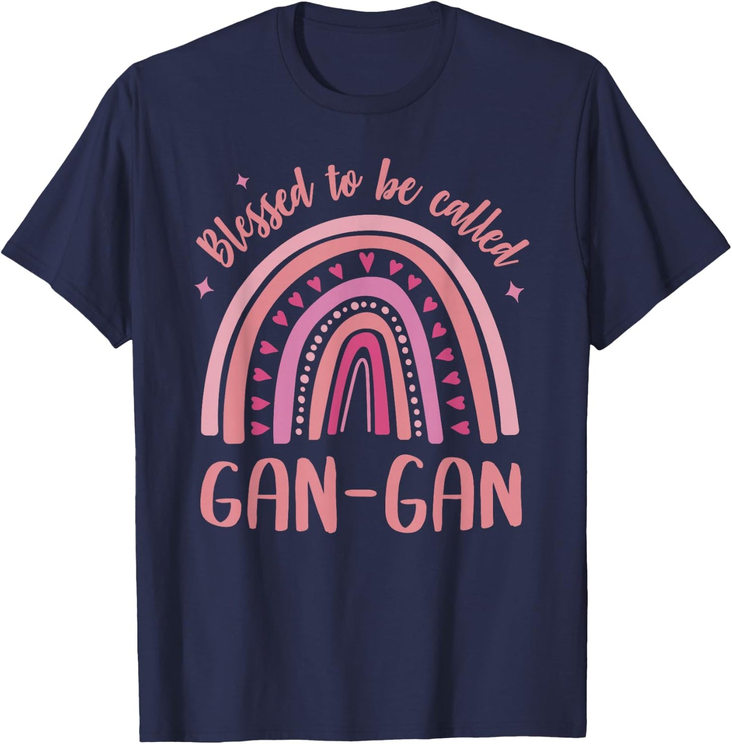 Gan-Gan for Grandma Mother's Day Blessed Gan-Gan T-Shirt - T-Shirt | Navy