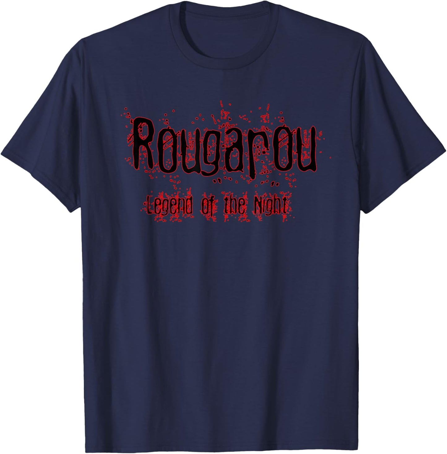 Rougarou Moon Legend of The Night Shapeshifter Werewolf T-Shirt - T-Shirt | Navy