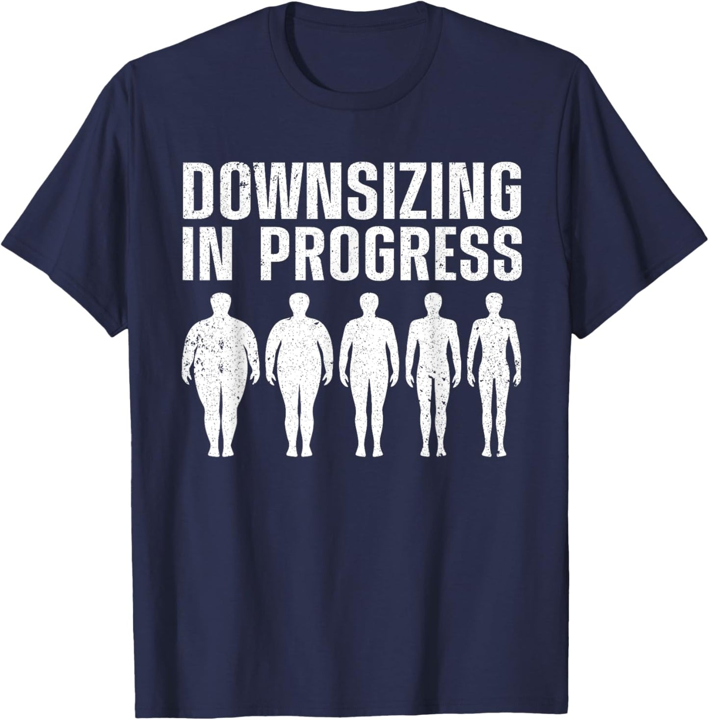Funny Gastric Sleeve Design Women Weight Loss Lover T-Shirt - T-Shirt | Navy