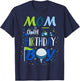 Mom of The Birthday Boy Hole in One Golf Sport Matching T-Shirt - T-Shirt | Navy