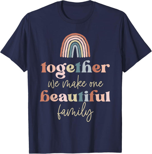 Together We Make One Beautiful Family Reunion Group Matching T-Shirt - T-Shirt | Navy