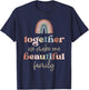 Together We Make One Beautiful Family Reunion Group Matching T-Shirt - T-Shirt | Navy