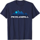 Pickleball - Professional - Simple - Pickleball T-Shirt - T-Shirt | Navy