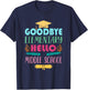 Graduation From Elementary To Middle School Gifts T-Shirt - T-Shirt | Navy