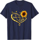 Happiness Is Being A Gigi Sunflower Mother's Day Grandma T-Shirt - T-Shirt | Navy