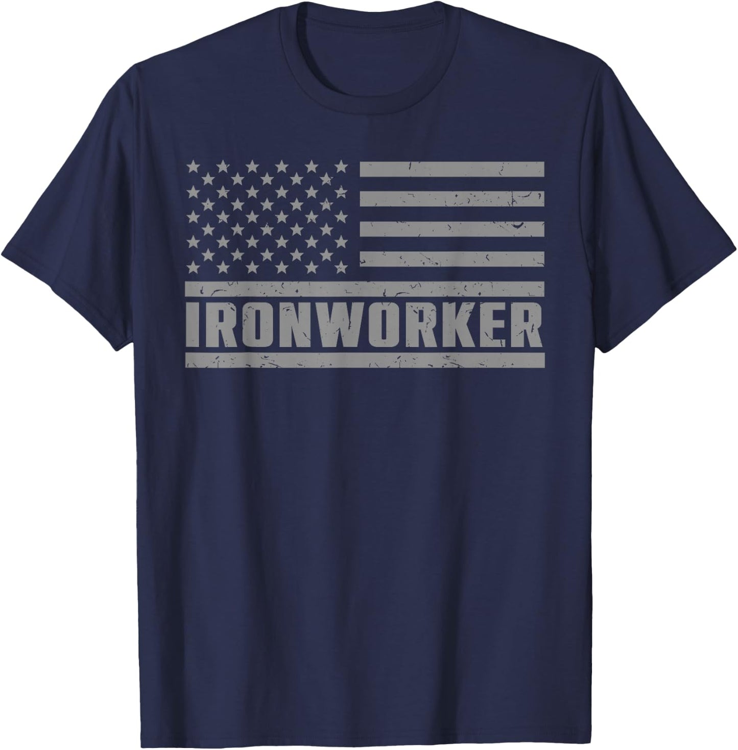 Iron Worker Ironwork Funny Ironworker T-Shirt - T-Shirt | Navy