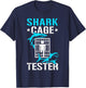 Leg Prosthetic Amputation Vintage Shark Cage Tester T-Shirt - T-Shirt | Navy