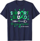 Groovy Support Squad Green Ribbon Liver Cancer Awareness T-Shirt - T-Shirt | Navy