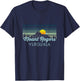 Mount Rogers Retro Clothes & Gear - Mount Rogers Souvenir T-Shirt - T-Shirt | Navy