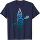 Kayaker Canoeing Paddling Boat Lover Kayak Water Sport T-Shirt - T-Shirt | Navy