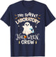 Funny Ghost The Spooky Laboratory Halloween Crew Lab Tech T-Shirt - T-Shirt | Navy