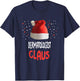 The Dermatologist Claus Dermatology Christmas Skin Doctor T-Shirt - T-Shirt | Navy