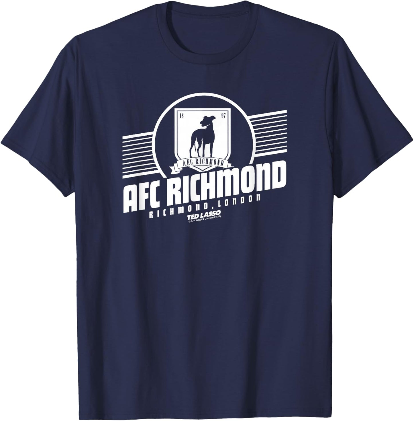 Ted Lasso AFC Richmond 1897 Richmond London Logo T-Shirt - T-Shirt | Navy