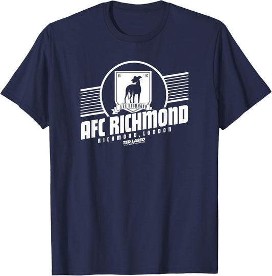 Ted Lasso AFC Richmond 1897 Richmond London Logo T-Shirt - T-Shirt | Navy