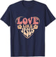 Distressed Love Like Jesus Christian Faith Men Women Girls T-Shirt - T-Shirt | Navy