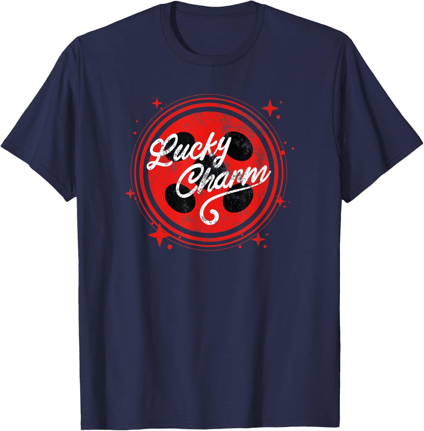 Miraculous Ladybug Vintage Collection Lucky Charm T-Shirt - T-Shirt | Navy