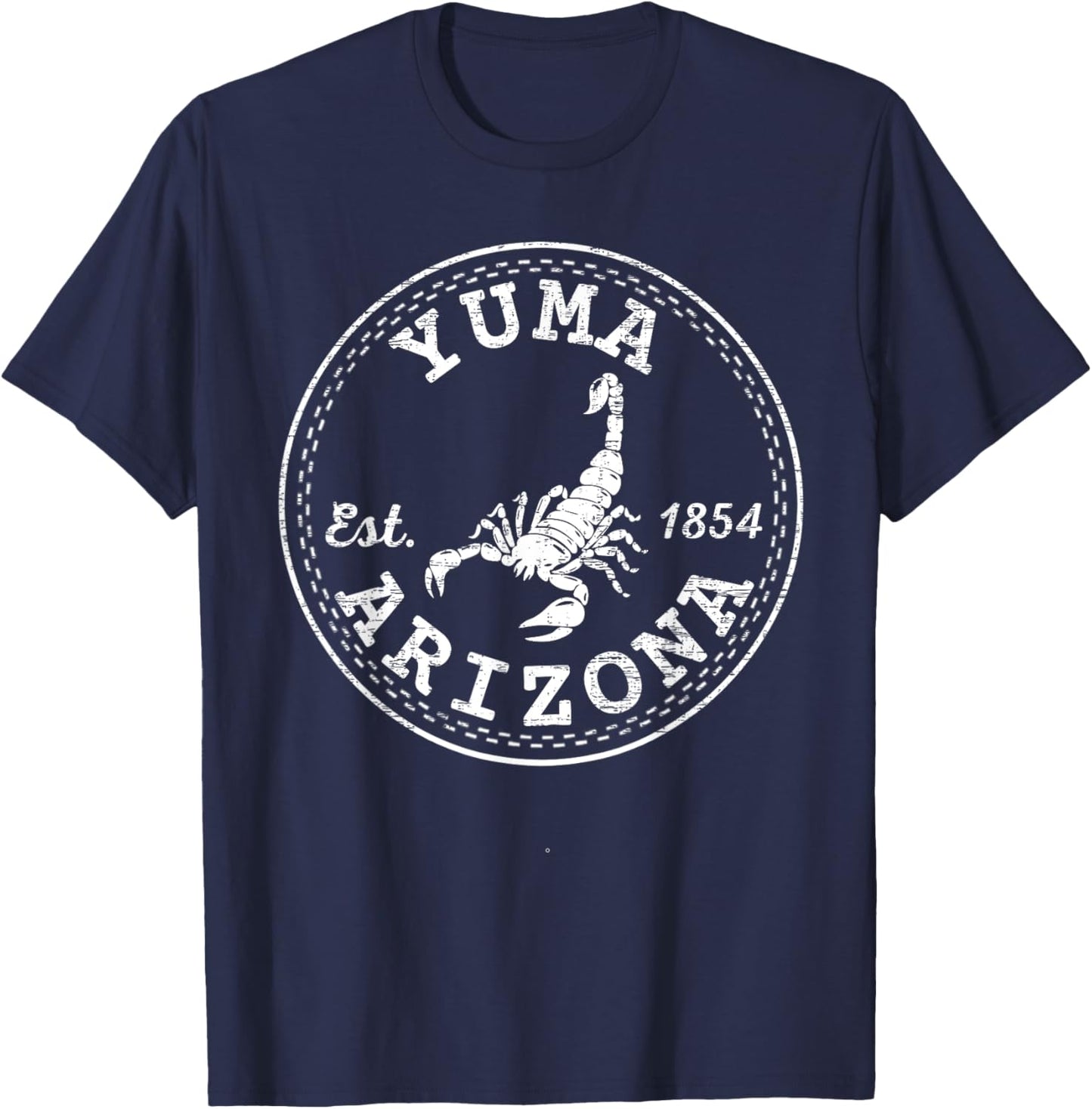 Yuma Arizona Retro Vintage AZ T-Shirt - T-Shirt | Navy