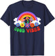 PEACE SIGN LOVE 60s 70s Tie Dye Hippie Halloween Costume T-Shirt - T-Shirt | Navy