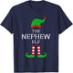 The Nephew Elf Matching Family Group Idea Funny Christmas T-Shirt - T-Shirt | Navy