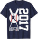 8th BIRTHDAY BASEBALL LIMITED EDITION 2017 T-Shirt - T-Shirt | Navy