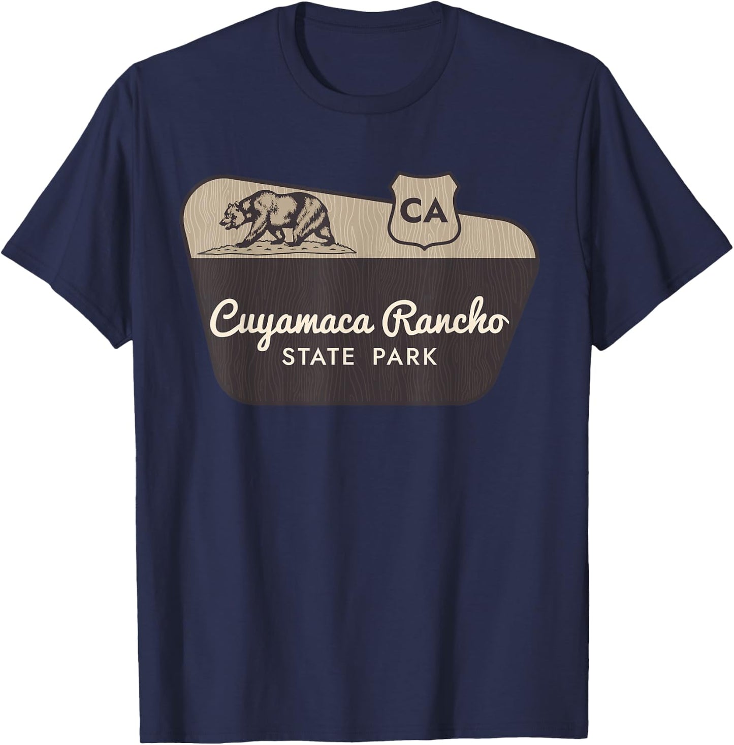 Cuyamaca Rancho State Park California Welcome Sign Vacation T-Shirt - T-Shirt | Navy