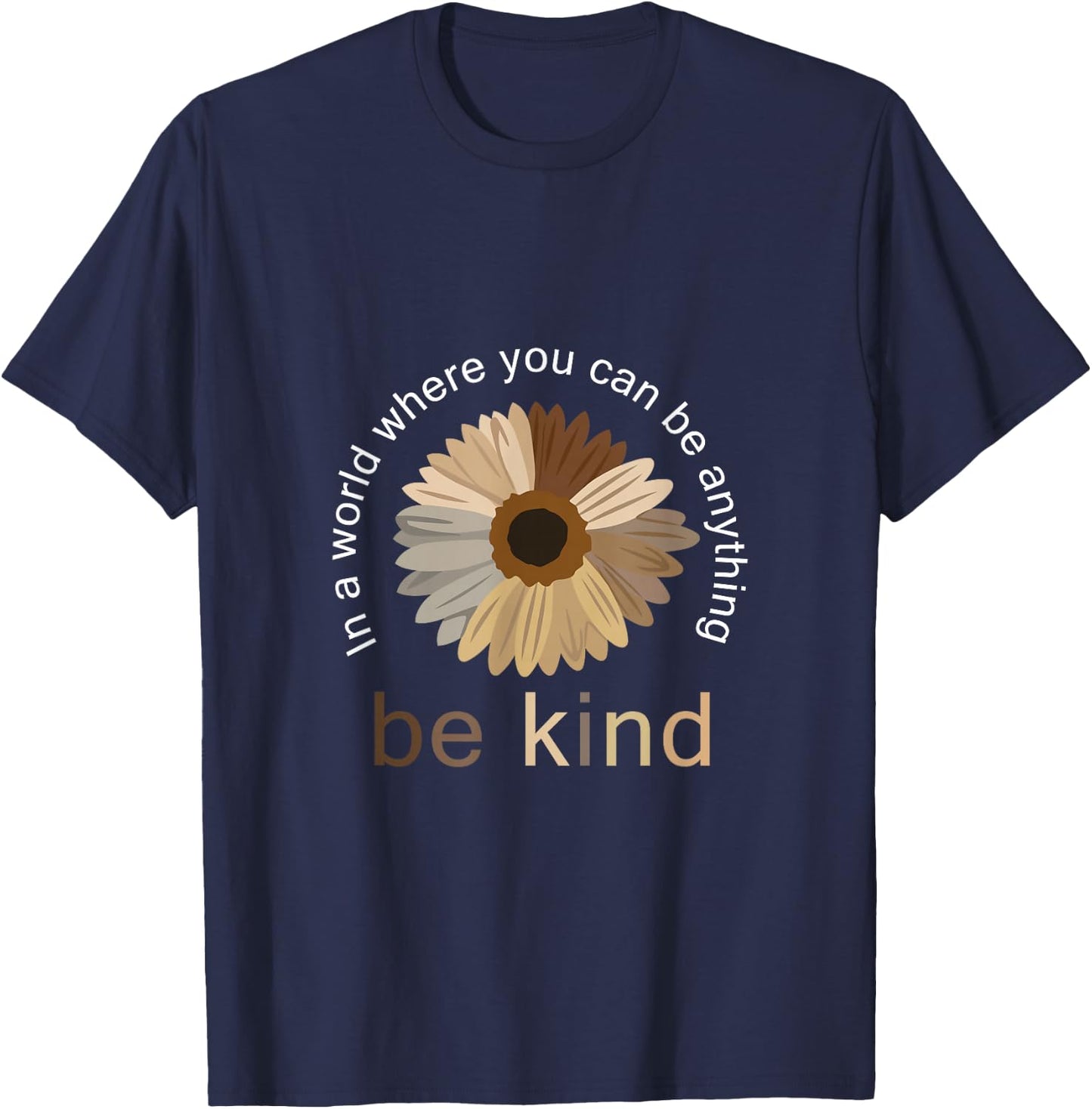 In A World Where You Can Be Anything Black History Month BLM T-Shirt - T-Shirt | Navy