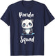 Panda Squad Cute Panda Kids T-Shirt - T-Shirt | Navy