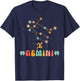 Gemini Constellation Zodiac May June Birthday Retro Floral T-Shirt - T-Shirt | Navy