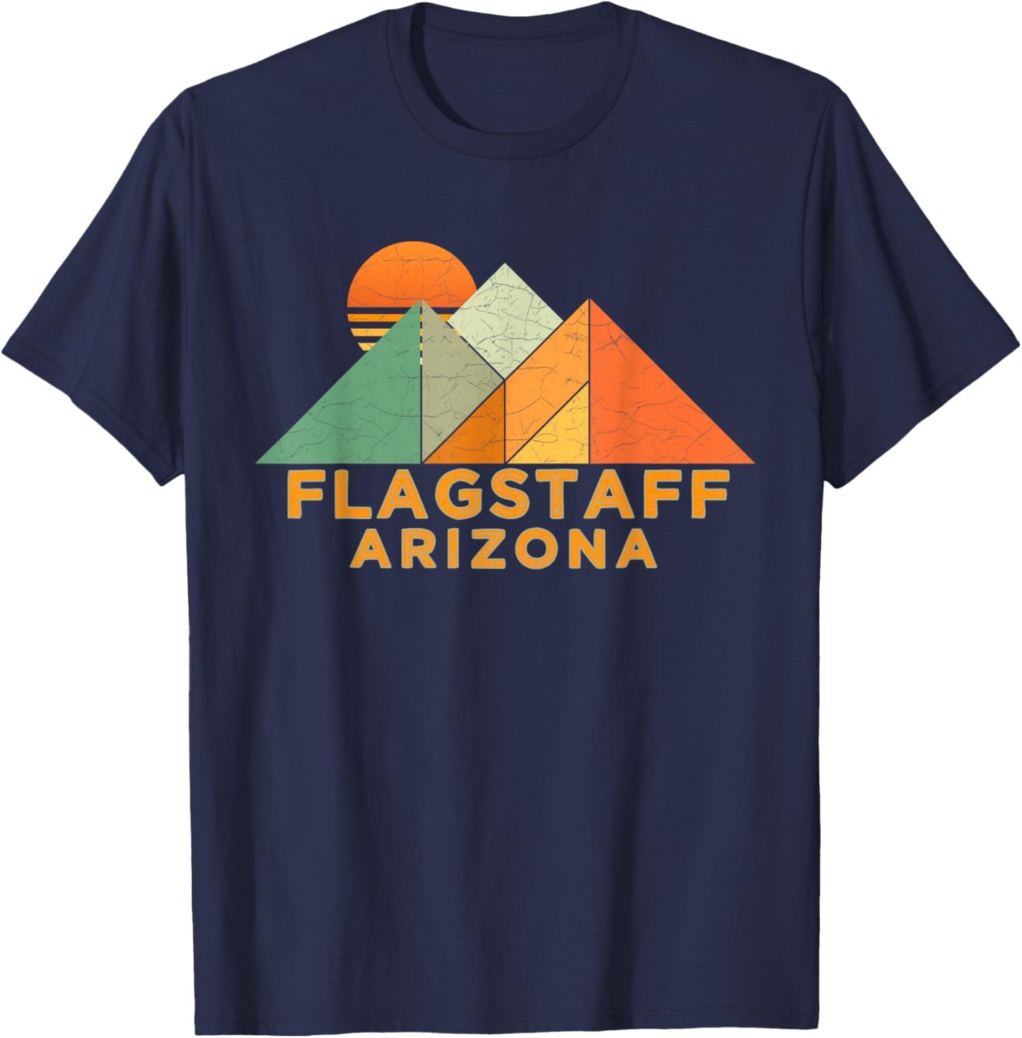 Retro Vintage Flagstaff Shirt T-Shirt - T-Shirt | Navy