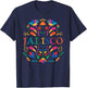 Jalisco Shirt, Estado de Jalisco, Jalisco Otomi Mexico T-Shirt - T-Shirt | Navy